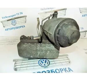 Теплообменник теплообмінник Корпус масляного фильтра VW Volkswagen Transporter t5 Фольксваген Т5 2.5 2003-2010